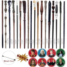 Load image into Gallery viewer, 19 Kinds of Harry Wands Colsplay Metal/Iron Core Dumbledore Magical Wand Varinhas Kid Magic Wand No Box with Gift Harry Prop