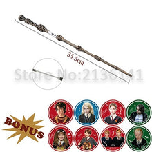 Load image into Gallery viewer, 19 Kinds of Harry Wands Colsplay Metal/Iron Core Dumbledore Magical Wand Varinhas Kid Magic Wand No Box with Gift Harry Prop