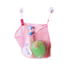 Load image into Gallery viewer, Cartoon Cute Bathroom Hanging Storage Basket Baby Kids Bathing Toy Storage Organizer Bathroom Folding Mesh Storage Basket