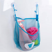 Load image into Gallery viewer, Cartoon Cute Bathroom Hanging Storage Basket Baby Kids Bathing Toy Storage Organizer Bathroom Folding Mesh Storage Basket