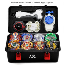 Load image into Gallery viewer, TAKARA TOMY Combination Beyblade Burst Set Toys Beyblades Arena Bayblade Metal Fusion 4D with Launcher Spinning Top Toys